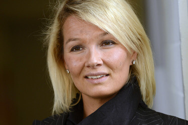 Franziska van Almsick präsentiert ihr Online-Fitness-Studio, Langenhagen