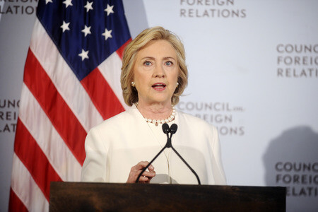 Anti-Terror Rede von Hillary Clinton in New York