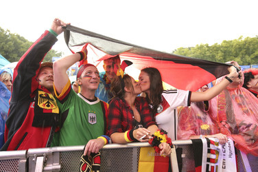 WM-Fanmeile beim Spiel Deutschland gegen USA, Berlin