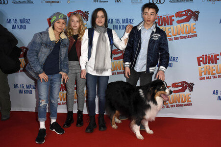 Filmpremiere 'Fünf Freunde und das Tal der Dinosaurier' in München