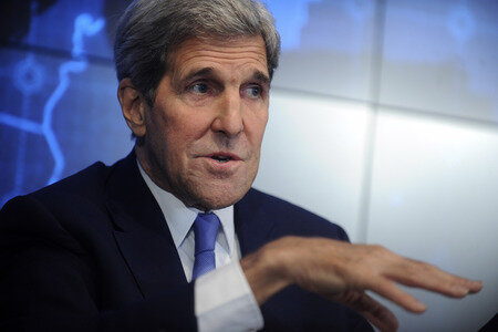 John Kerry diskutiert den Iran Deal in New York