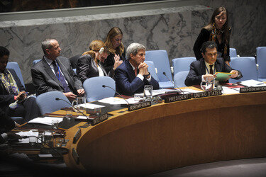 John Kerry leitet die UN Sicherheitsrat-Sitzung zum Thema Irak, New York