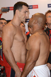 Wiegen zum Kampf Klitschko vs. Leapi, Mülheim an der Ruhr