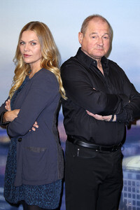 Fototermin zur TV-Serie  'Die Stadt und die Macht' in Hamburg