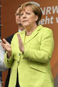 Abschlussveranstaltung der CDU im NRW Wahlkampf in Aachen