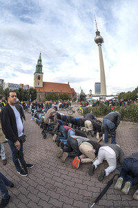 Muslimen Demonstration in Berlin