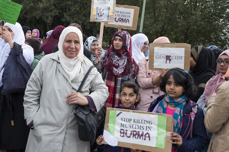Muslimen Demonstration in Berlin