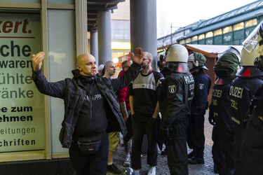 Demonstration gegen NPD-Kundgebung, Berlin