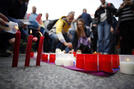Mahnwache für die Opfer des Terror-Anschlags von Orlando in Köln