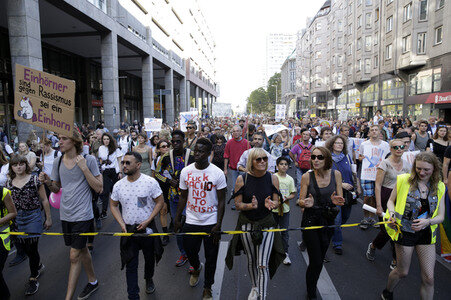 Demonstration 'Unteilbar' in Berlin