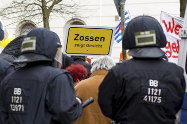 'Cottbus nazifrei' Demonstration, Cottbus