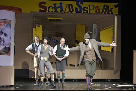 Theaterprobe 'Erich und die Detektive' in Berlin