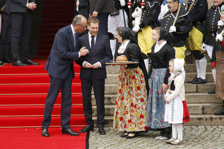 Antrittsbesuch von Bundeskanzler Friedrich Merz im Freistaat Sachsen in Dresden