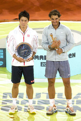 Tennis Mutua Madrid Open Match Rafael Nadal vs. Kei Nishikori, Madrid