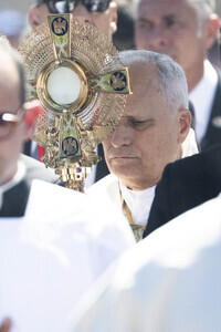 07.06.2026<br>Papst Leo XIV. hält die Corpus Christi Messe in Madrid