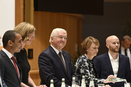 Podiumsdiskussion mit Frank-Walter Steinmeier in Brühl