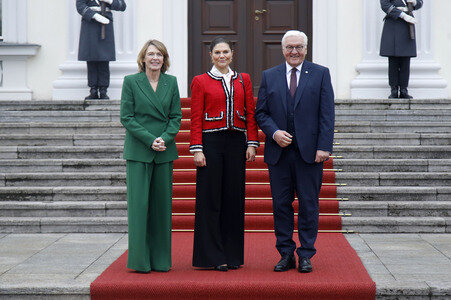 Begrüßung der Kronprinzessin Victoria von Schweden in Berlin