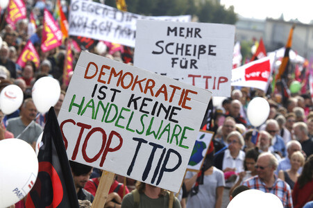 Demo gegen TTIP und Ceta in Köln