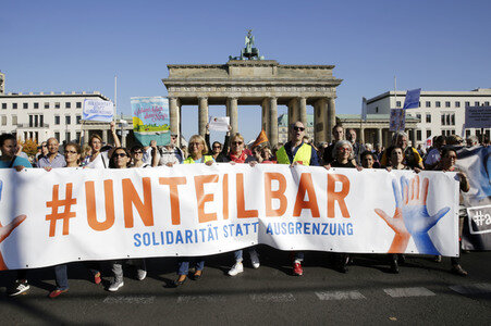 Demonstration 'Unteilbar' in Berlin