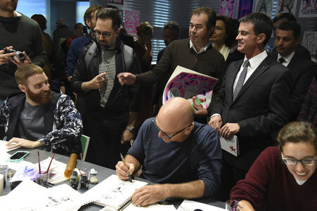 Ehrengast Frankreich Pressekonferenz auf der Frankfurter Buchmesse 2016