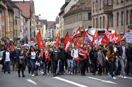 1. Mai Demo in Nürnberg