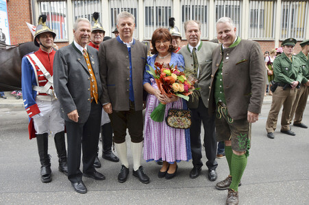 Wiesn-Einzug der Festwirte und Brauereien in München