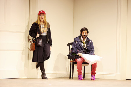 Theaterprobe 'Sophia oder Das Ende der Humanisten' in Berlin