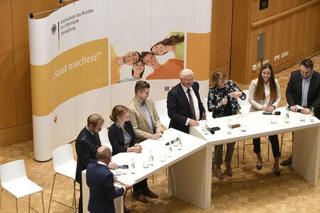 Podiumsdiskussion mit Frank-Walter Steinmeier in Brühl