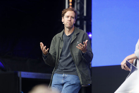 Sebastian Vettel auf der IAA Mobility 2025 in München