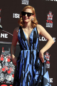 Hand and Footprint Ceremony mit Jassica Chastain in Los Angeles