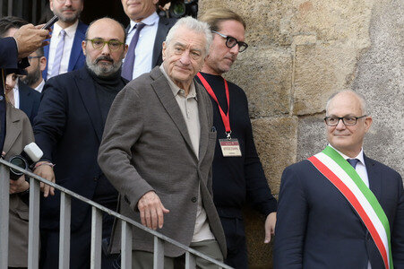 Verleihung des Lupa Capitolina an Robert De Niro in Rom