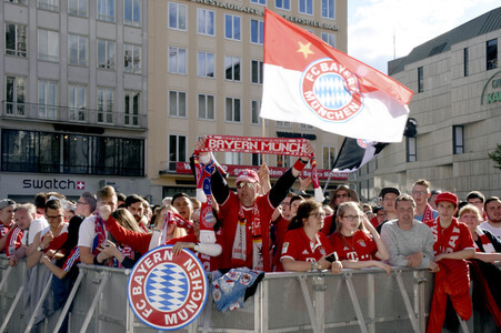 Meisterfeier 2017 des FC Bayern München