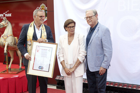 Einweihung des Themenbereichs Monaco mit Fürst Albert II. im Europa-Park in Rust