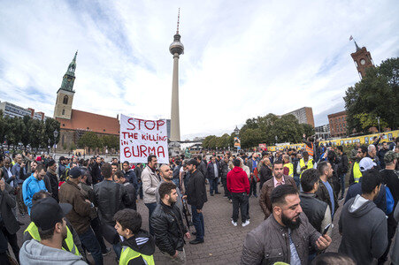 Muslimen Demonstration in Berlin