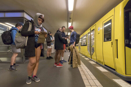 No Pants Subway Ride Berlin 2018