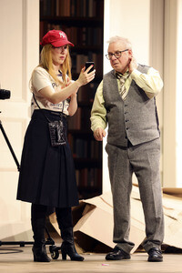 Theaterprobe 'Sophia oder Das Ende der Humanisten' in Berlin