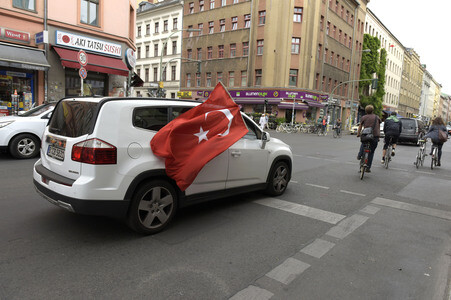 UEFA-Fußball-Europameisterschaft 2016 Spiel Türkei gegen Kroation in Berlin