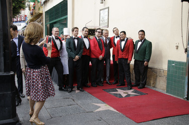 Christoph Waltz erhält einen Stern auf dem Hollywood Walk of Fame, Los Angeles