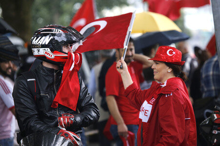 Erdogan-Demo in Köln