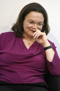 Andrea Nahles auf der Frankfurter Buchmesse 2017