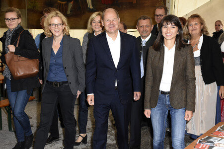 Wahlkampfveranstaltung der SPD in Grasbrunn