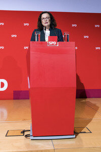 Pressetermin der SPD in Berlin