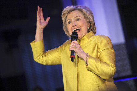 Wahlkampfrede von Hillary Clinton in New York