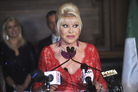 Pressekonferenz mit Ivana Trump in New York