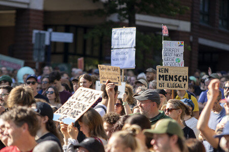 Bundesweiter Klimastreik von Fridays for Future in Hamburg