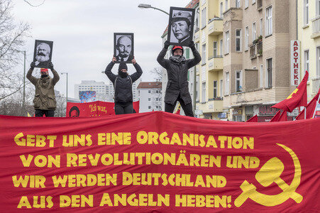 99. Jahrestag der Ermordung von Rosa Luxemburg und Karl Liebknecht in Berlin