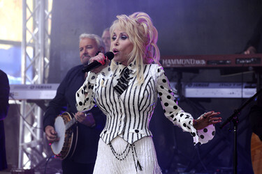 Dolly Parton bei der NBC-Show 'Today', New York