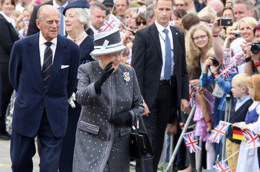 Rückflug von Queen Elizabeth II. nach Großbritannien