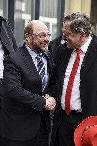 SPD-Kanzlerkandidat Martin Schulz in Darmstadt