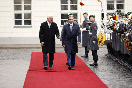 Begrüßung des Großherzogs von Luxemburg in Berlin
